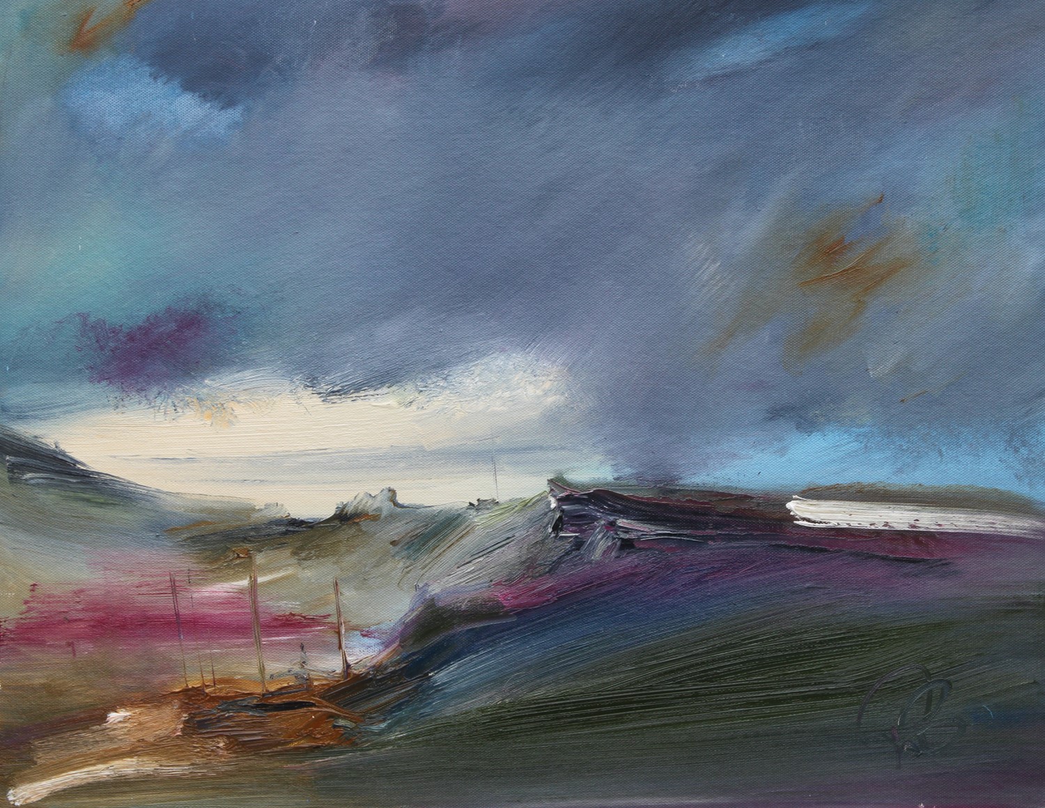 'Heather Hills' by artist Rosanne Barr